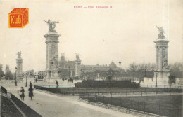 Delcampe - CPA PARIS-Pont Alexandre III Publicite Kub - Puentes