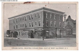 Delcampe - CAR-ADWP6-0306-ETATS UNIS - Strand Hotel - Fronting Cunard Piers - Foot Of West 14th Street N-y - Autres & Non Classés