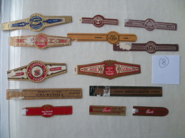 Delcampe - LOT BAGUE DE CIGARE - Bagues De Cigares