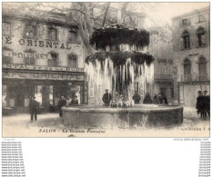 Delcampe - 511Bd   13 Salon La Grande Fontaine Gelée Et Café Oriental - Salon De Provence