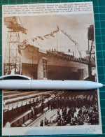 Delcampe - Duitsland - Allemagne - Croiseur " Scharnhorst" Der Kreuzer - Wilhelmshafen - Origineel Knipsel Coupure Magazine 1936 - Non Classés