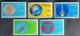 Delcampe - Frankrijk 1981 "Great Achievements"complete Set- Yv.2126/30 - MNH - Nuevos