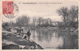Delcampe - LEVALLOIS PERRET L'ILE DE LA JATTE ET LE MOULIN ROUGE - Levallois Perret