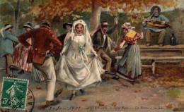 Delcampe - M0903 - AUVERGNE - Une NOCE - La Bourrée - Marriages