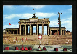 Delcampe - AK Berlin-Mitte, Brandenburger Tor Nach Dem 13.August 1961 - Customs