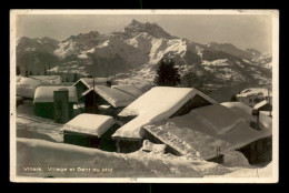 Delcampe - SUISSE - VILLARS - VILLAGE ET DENT DU MIDI - MONTAGNE - PHOTO L. BUTNER - Sonstige & Ohne Zuordnung