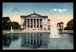 Delcampe - POLOGNE - POSEN - POZNAN - NEUES THEATER - VOIR ETAT - Polen