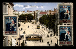 Delcampe - LETTONIE - RIGA - ALEXANDERBOULEVARD - VOIR ETAT - Lettland