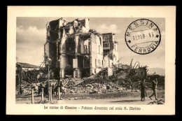 Delcampe - ITALIE - MESSINA - MESSINE - TERREMOTO - TREMBLEMENT DE TERRE - EARTH QUAKES - Messina