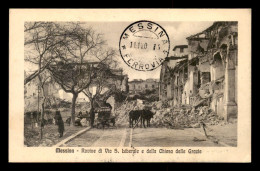 Delcampe - ITALIE - MESSINA - MESSINE - TERREMOTO - TREMBLEMENT DE TERRE - EARTH QUAKES - Messina