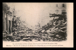 Delcampe - ITALIE - MESSINA - MESSINE - TERREMOTO - TREMBLEMENT DE TERRE - EARTH QUAKES - Messina