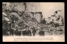 Delcampe - ITALIE - MESSINA - MESSINE - TERREMOTO - TREMBLEMENT DE TERRE - EARTH QUAKES - Messina
