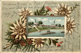 Delcampe - Offenbach - Gruss Aus Bürgel - Litho - Offenbach