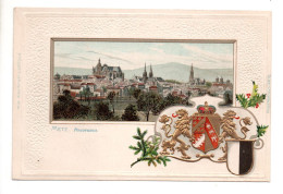 Delcampe - METZ (57) - CARTE GAUFREE - PANORAMA - Metz