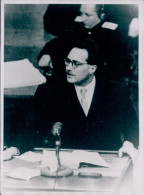 Delcampe - Photo Nürnberger Prozess 1946, Französischer Anklagevertreter Francois De Menthon - Fotografie