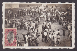 Delcampe - Postcard, BELGIAN CONGO, Natives, At The Market - Afrika