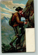 Delcampe - 12077159 - Bergsteiger Beim Bergsteigen 1898 Litho AK - Alpinismus, Bergsteigen