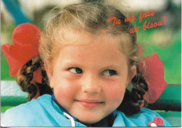 Delcampe - CPM. FILLETTE. TU ME FAIS UN BISOU? - Abbildungen