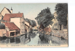 Delcampe - CHARTRES - L'Eure Vue Prise Du Pont Des Trois Moulins - Très Bon état - Chartres