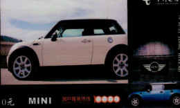 Delcampe - TELECARTE ETRANGERE AVEC BELLE VOITURE...MINI - Auto's