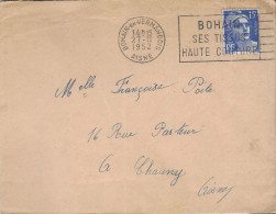 Delcampe - BOHAIN EN VERMANDOIS AISNE - FLAMME BOHAIN SES TISSUS HAUTE COUTURE DE 1952, DOCUMENT PEU COMMUN A SAISIR - Lettres & Documents