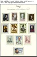 Delcampe - EUROPA UNION , 1980, Persönlichkeiten, Kompletter Jahrgang Mit Kleinbogen, Pracht - Sammlungen