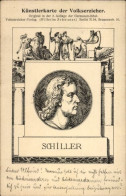 Delcampe - Artiste CPA Volkert H., Dichter Schiller, Denkmal - Historische Persönlichkeiten