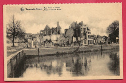 Delcampe - C.P. Dendermonde =   Puinen Oorlog 1914-1918: Rue  Franz Courtens - Dendermonde