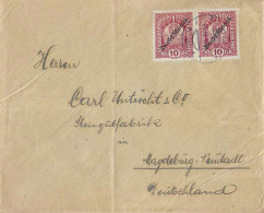 Delcampe - Los Vom 12.03  Umschlag Aus  Wien 1919  Gefaltet - Brieven En Documenten