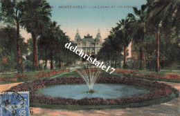 Delcampe - CPA 06 0018 MONACO - MONTE CARLO - LE CASINO ET LES JARDINS - Monte-Carlo