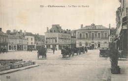 Delcampe - Châteauroux * La Place Du Marché * Café * épicerie Parisienne * Attelage - Chateauroux