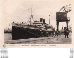 Delcampe - 4V5Jm  Maroc Casablanca Arrivée Du Bateau Maréchal Lyautey - Casablanca