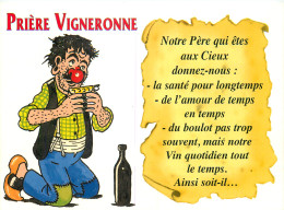 Delcampe - HUMOUR PRIERE VIGNERONNE - Humor