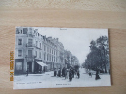 Delcampe - BELFORT CPA 90 TRAMWAY ANIMATION AVENUE DE  GARE - Belfort - Stadt