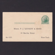 Delcampe - United States 1914, Pre-stamped Postcard With Printed Address, Unused - Briefe U. Dokumente