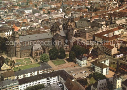 Delcampe - Worms Rhein Fliegeraufnahme Dom - Worms