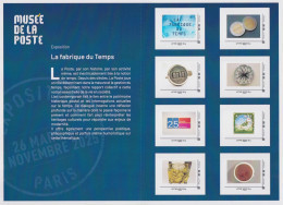 Delcampe - ! La Fabrique Du Temps Collector 8 Timbres TVP LV 212500 Exposition Au Musée De La Poste - Collectors