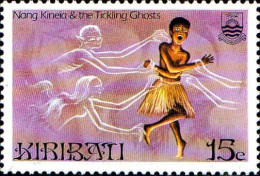 Delcampe - Kiribati Poste N** Yv:142/145 Légendes Locales 2.Serie - Kiribati (1979-...)
