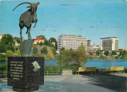 Delcampe - Carte Postale - Norvège - Stavanger - Parti Ved Bredevannet - Hotell Atlantic Og St Olavsgarden I Bakgrunnen - View Of I - Norway