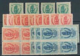 Delcampe - ** 851(4), 852(13) Y 853(20). Mano. Algún Valor Ligeras Sombras Del Tiempo. Cat. 253 €. - Nuovi