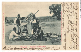 Delcampe - CA-BFP1-1140-URUGUAY - Escenas Campestrex - Vendu En Etat - Uruguay