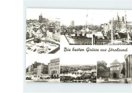 Delcampe - Stralsund Mecklenburg Vorpommern Hafen Leninplatz Alte Markt Kniepertor - Stralsund