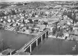 Delcampe - 47-LIBOS- VUE DU CIEL , LE PONT SUR LE LOT - Libos