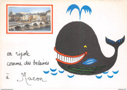 Delcampe - 71-MACON- ON RIGOLE COMME DES BALEINES  A   MACON - Macon