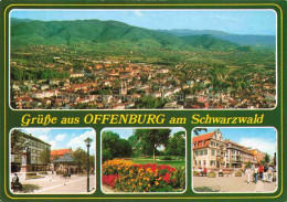 Delcampe - OFFENBURG Offenbourg Fliegeraufnahme Neptunbrunnen Park Fussgaengerzone - Offenburg