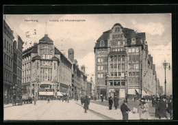 Delcampe - AK Hamburg, Seeburg Mit Mönckebergstrasse - Mitte