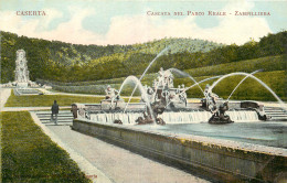 Delcampe - ITALIA CASERTA  CASCATA  NEL PARCO REALE ZAMPILLIERA - Caserta