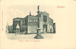 Delcampe - ITALIA  BOLOGNA  PIAZZA E CHIESA DI S. DOMENICO - Bologna