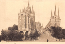 Delcampe - B090 Germany Erfurt Dom Cathedral Apotheker Th Lappe's Drink Advertise Postcard - Welt
