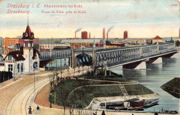 Delcampe - B090 France Strasbourg Ponts Du Rhin Pres De Kehl Bridge Industry Field Postcard - Welt